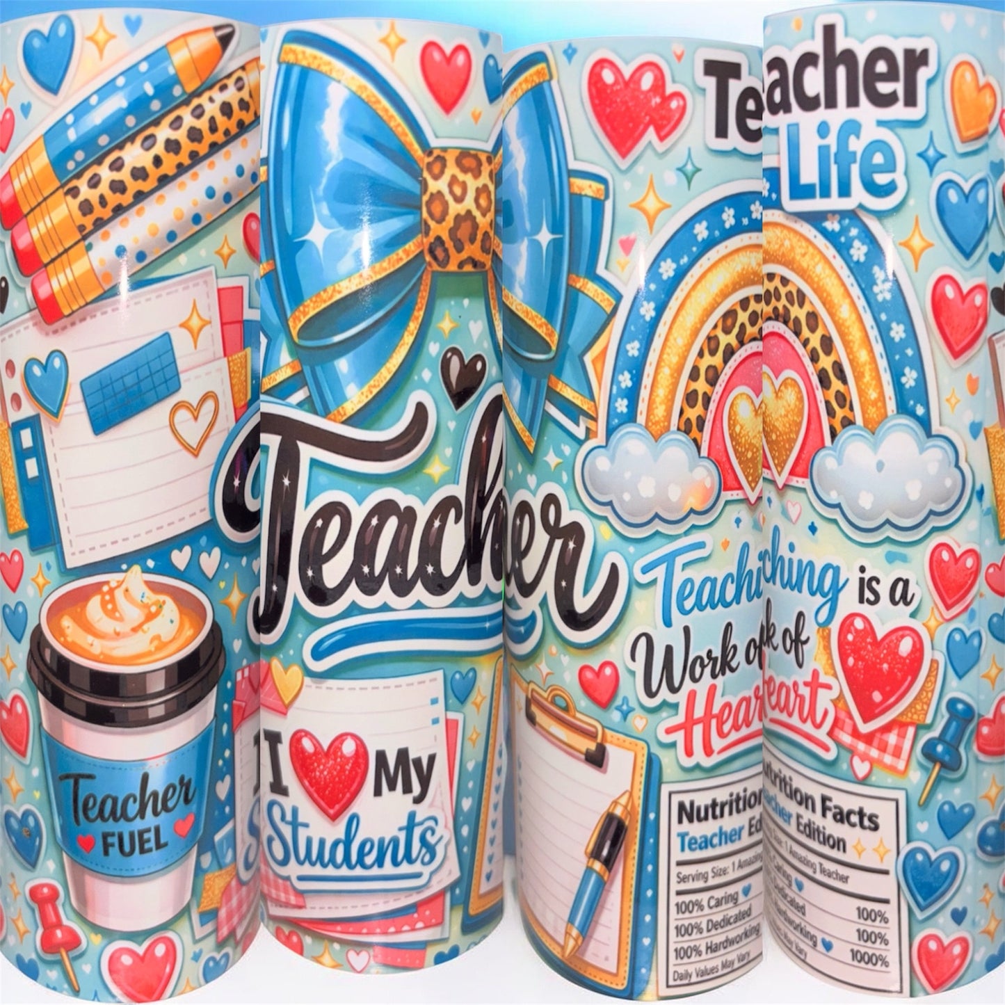 Teacher style tumblers