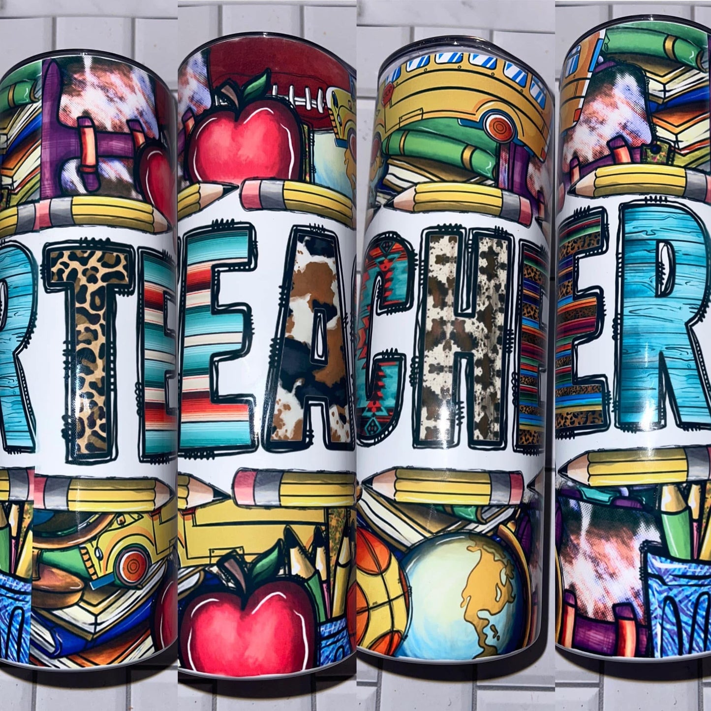 Teacher style tumblers